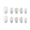 Buddy Jelly Trends 24pcs Stick-on Nails set, with Easy Glue Tab application, Nails are Reusable & Unbreakable (D-17)