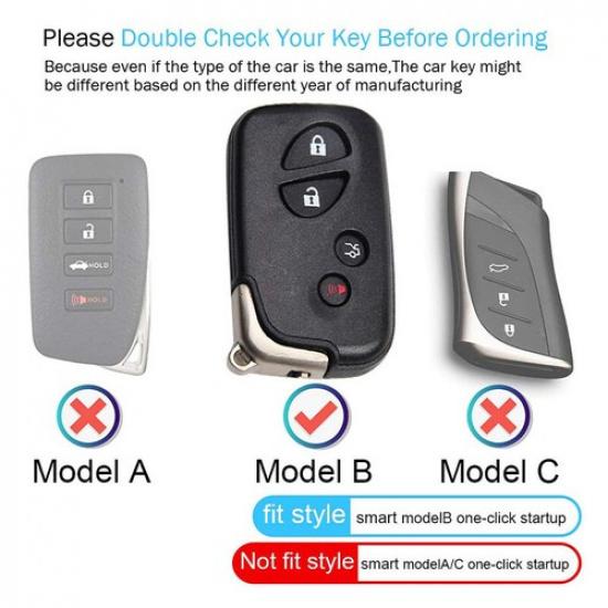 Genuine Leather Car Remote Key Fob Case Cover For Lexus IS ES GS LS CT LX GX RX