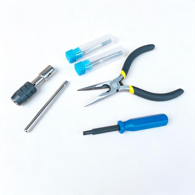Valve For stem Repair Kit for Tire Valve Maintenance Steel Tools Core Puller T Wrench Reverse Tap for Easy Replacement