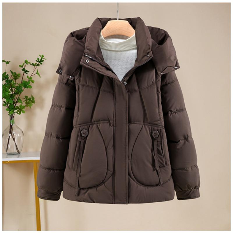 Short Cotton Jacket for Women New Cotton Jacket for Women Versatile Loose Slimming Winter Thickened Bread Jacket for Women