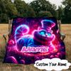 Custom Name che-shire cat Blanket  Ideal Bedding Blanket Perfect for Travel, Camping, Living Rooms, Offices, Sofas, Fan Christmas gift