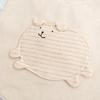 Pompkins BABY Organic Cotton Bib and Dog Made In Japan Y-1083 100% (Rabbit, Bear, Series) (Dog (Border))