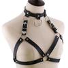 Belted Choker Harness Women Body Fetish Clothing  Clothing