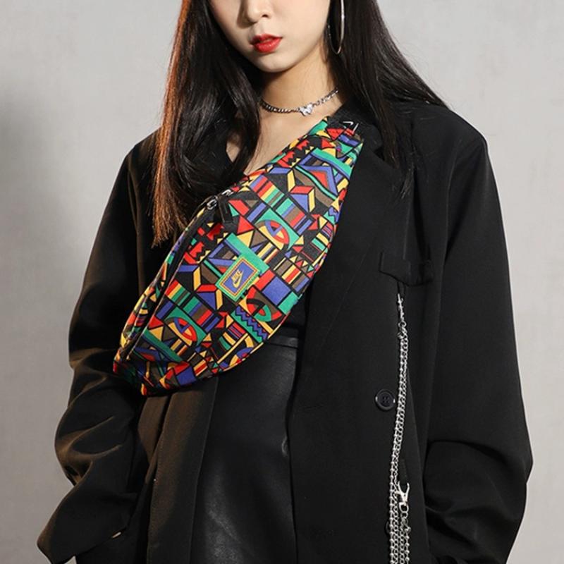 Nike Heritage Polyester Sling Bag Crossbody Bag Fanny Pack Regular Unisex Multicolor Casual DA2155-010