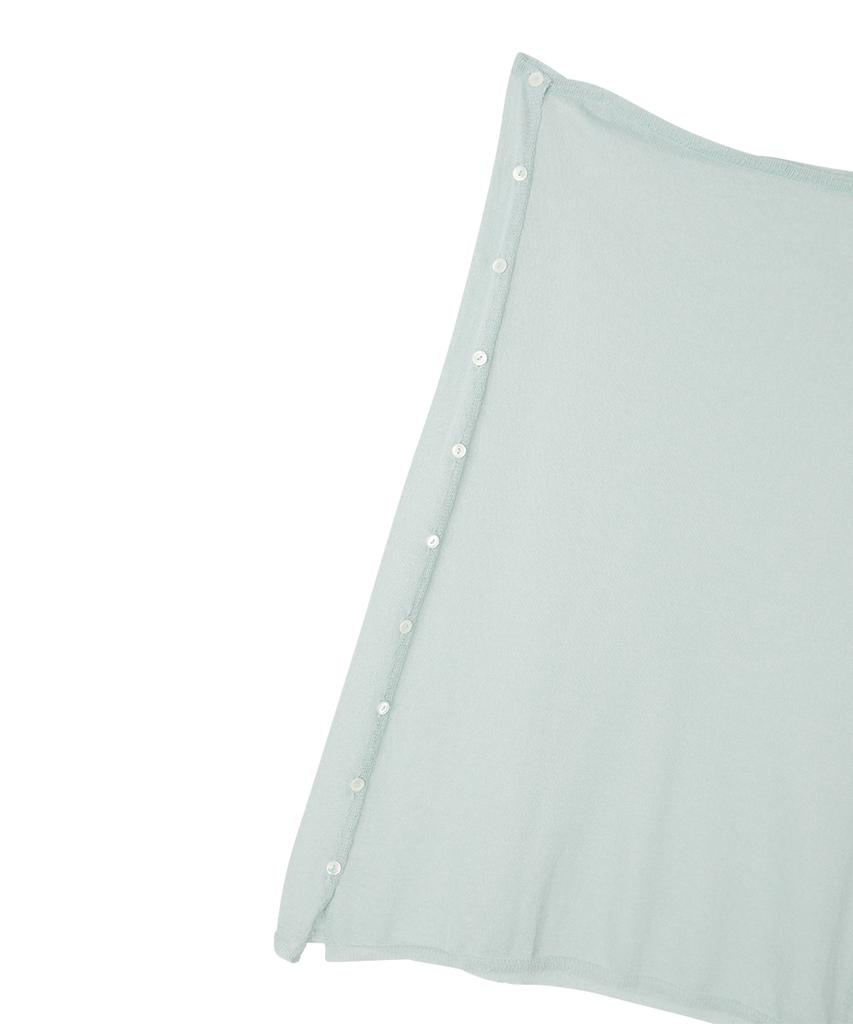 Sunday Fruits Market W) Sunday Sheer Button Skirt Mint