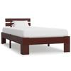 VidaXL Bed Frames Dark Brown Solid Pine Wood 90 X 200 Cm