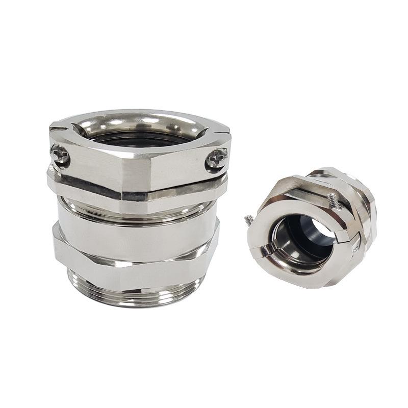 Pressacavo a Stella in Ottone Nichelato per Uso Leggero a Doppia Tenuta per Sistemi di Controllo Motori