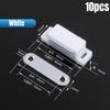 10pcs Cabinet Magnet Latch Cupboard Kitchen Furniture Magnetic Cabinet Door Latches Closures Plastic Strong Magnets Drawer Catch