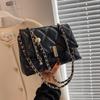 Borsa da Donna Design di Nicchia Tendenza Moda Texture Catena Tutto a Tracolla Piccola Borsa Quadrata