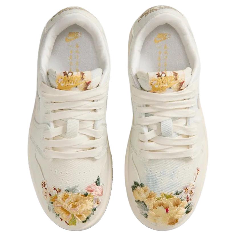 Air Jordan 1 Low OG PS Año Nuevo Chino 2026 Zapatillas para Niños Gris Football-Grey Sail IQ1109-011