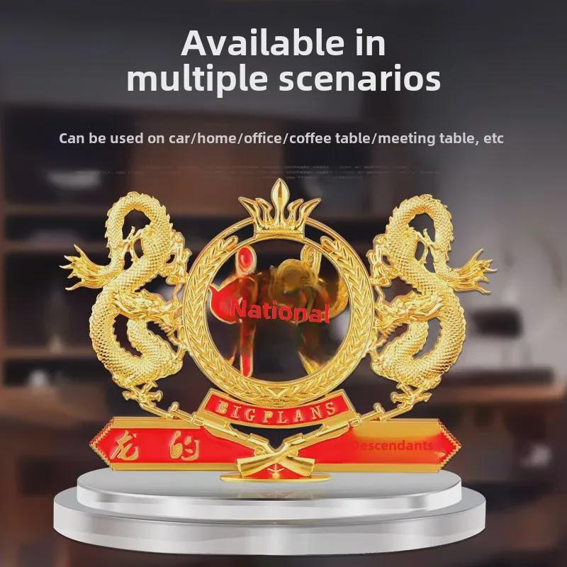 Zodiac Double Dragon Car Perfume and Desktop Ornament