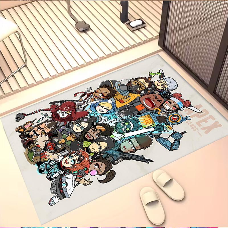 Tappeto Stampato Apex Legends, Tappeto da Pavimento Lavabile, Per Ingresso Stanza del Dormitorio Lavanderia Ufficio Studio, Decorazione per la Casa Regalo di Compleanno Natale