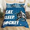 Hockey Player Ice Hockey Bedding Set Duvet Cover 3d Bedding Fashion Design Decoration King Duvet Cover Set Double Bed Set