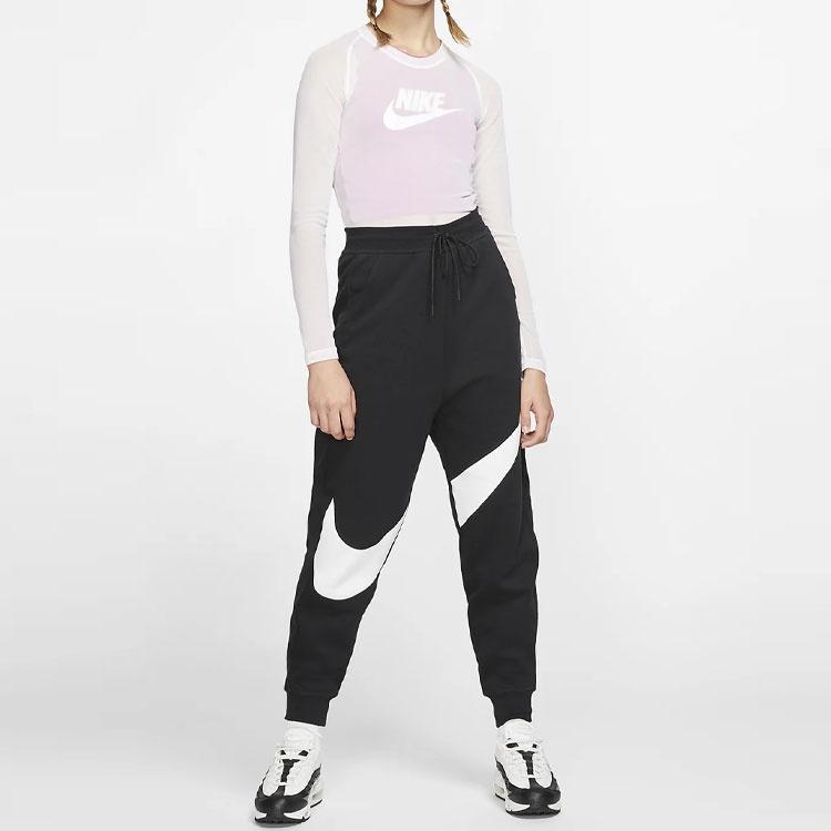 Nike Fleece Lined Sweatpants Knitted Sweatpants Women's Black BV3938-011