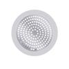 Stainless Steel Silicone Edge Shower Drain Cover Round Floor Strainer for Bathroom Balcony Kitchen Filter Mesh Lid Protector