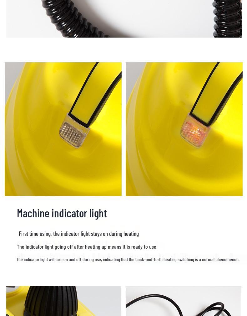 High-Temperature Steam Cleaner with 2L Capacity for Car Interiors, Film Application, and Household Sterilization (Model SE8620).