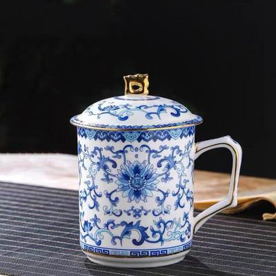 Shangqi Handmade Blue and White Ceramic Mug