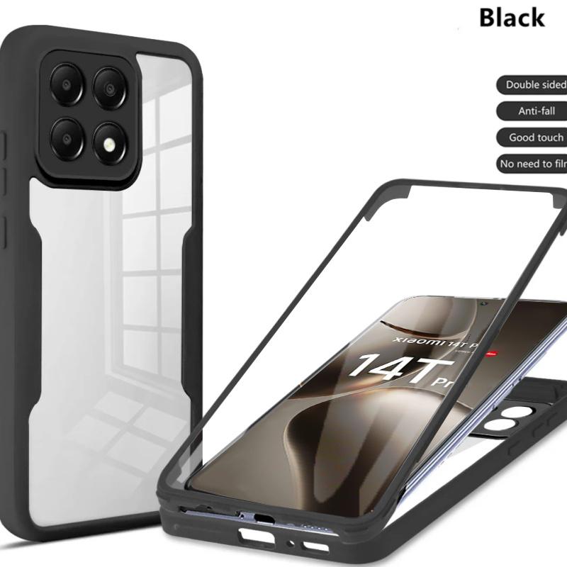 360 Full Cover Phone Cases for Xiaomi mi 14T 13T 12T 11T Pro Screen Protector Case for Xiaomi 14 Ultra 13 12 11 Pro Lite Cover