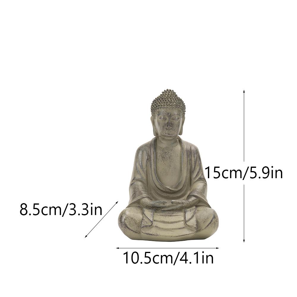 

Bodhisattva Statue Decorative Item for Home, Living Room, Entrance, Tea Room, Southeast Asian Decoration, Resin Handicraft