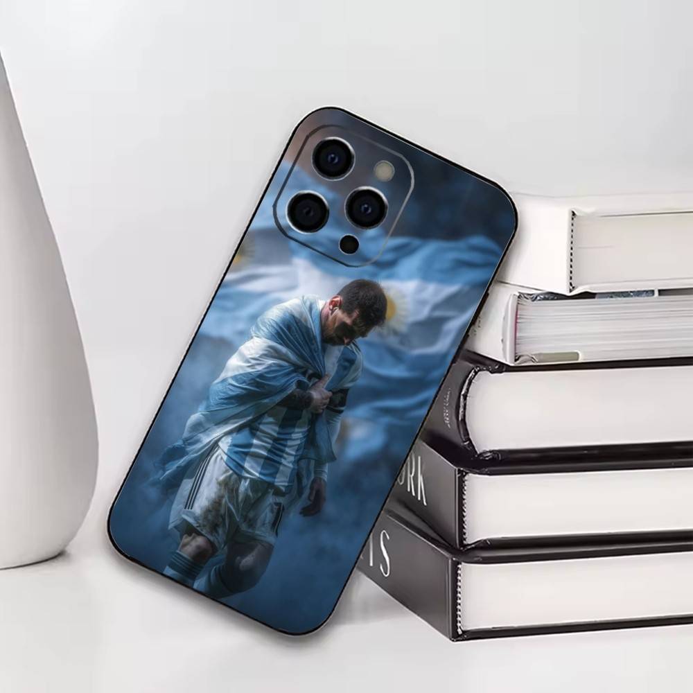 Cool Number 10 Football Player Phone Case For iPhone17,16,15,14,13,12,11 Plus,Pro Soft Silicone Black Cover