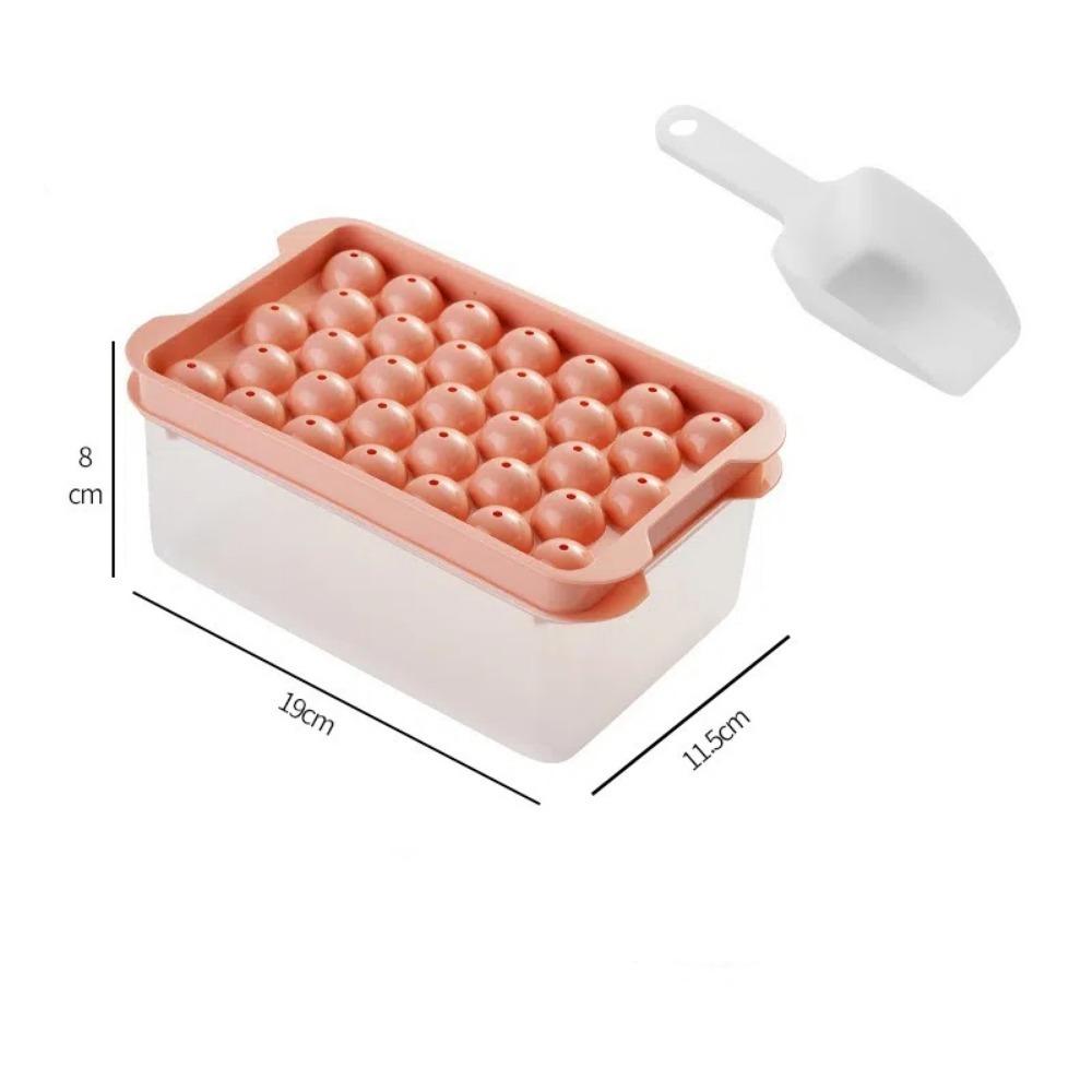 Round Ice Cube Tray Silicone Whiskey Sphere Mold Creative Ice Grid Mold  Hockey Ball Maker