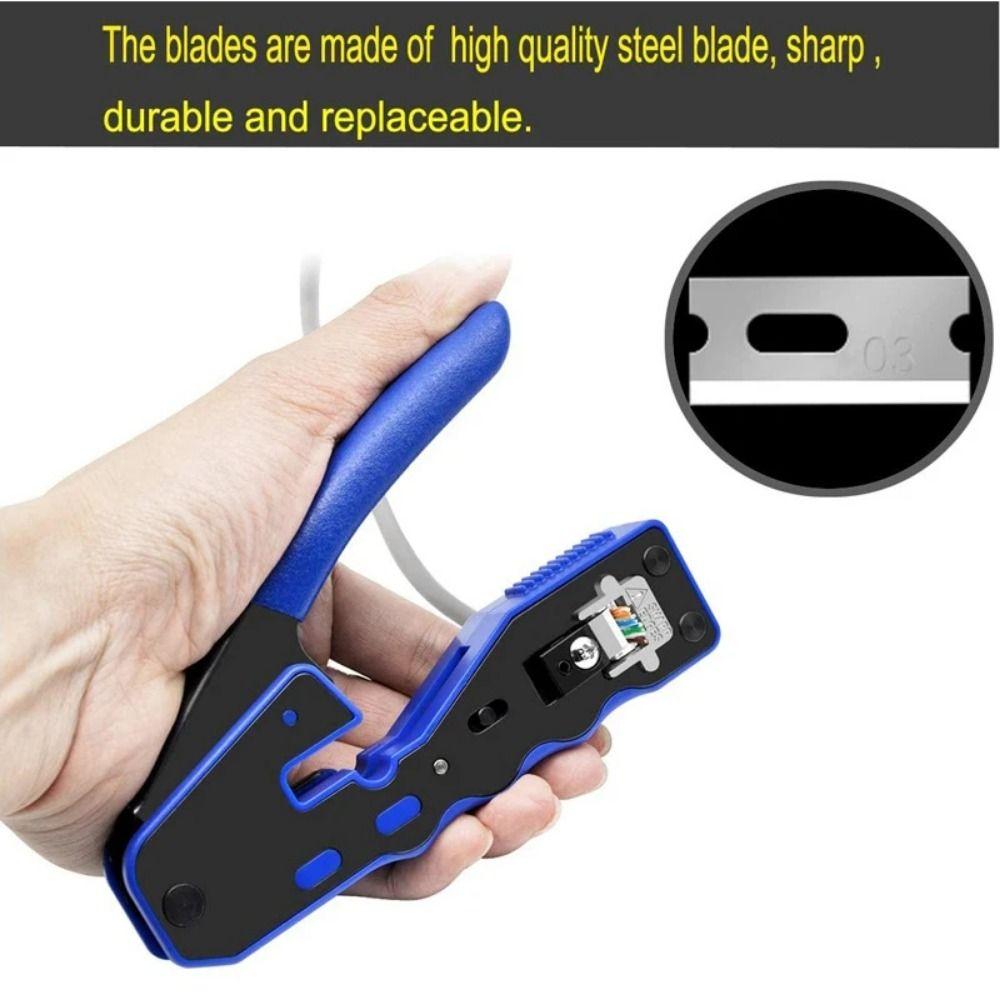 Wire Cutting Network Crimping Tool Ethernet Crimping Tool Ethernet Cable Installation