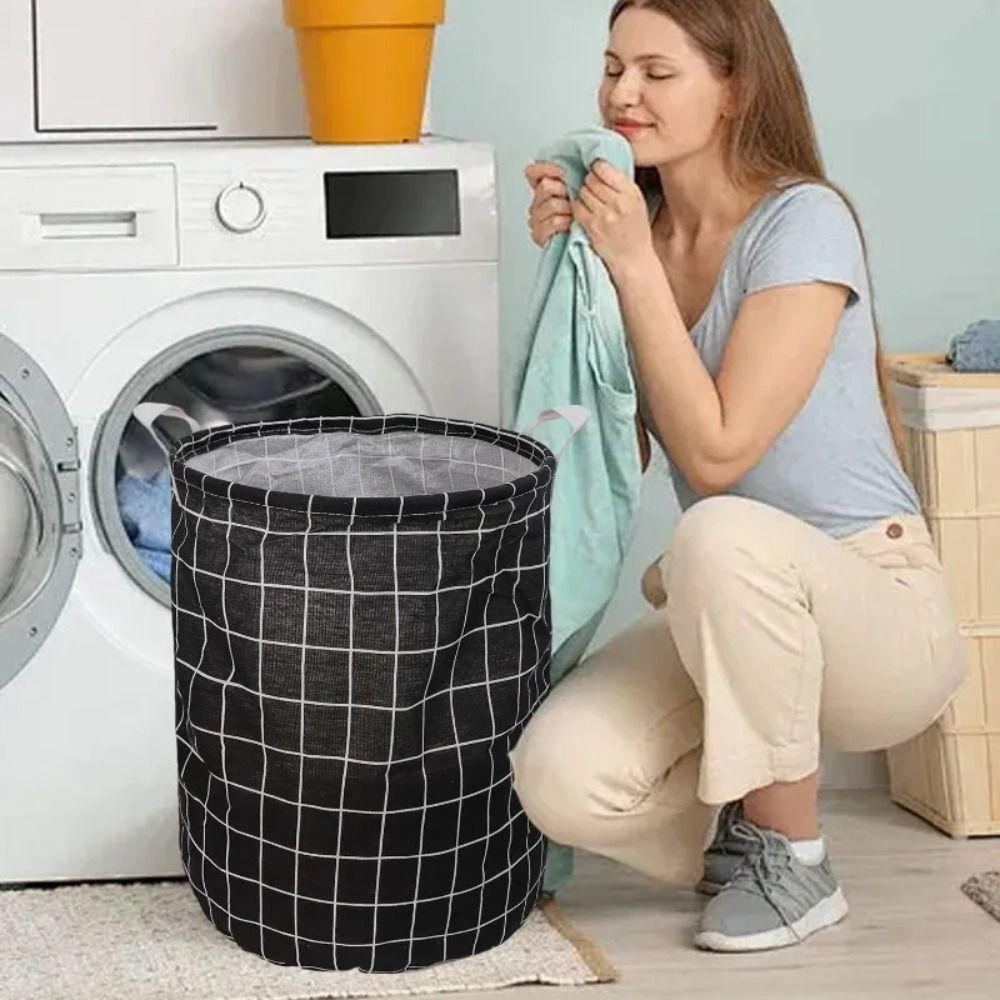 Large Capacity Clothes Toys Storage Basket Household Dirty Clothes Baskets  Home