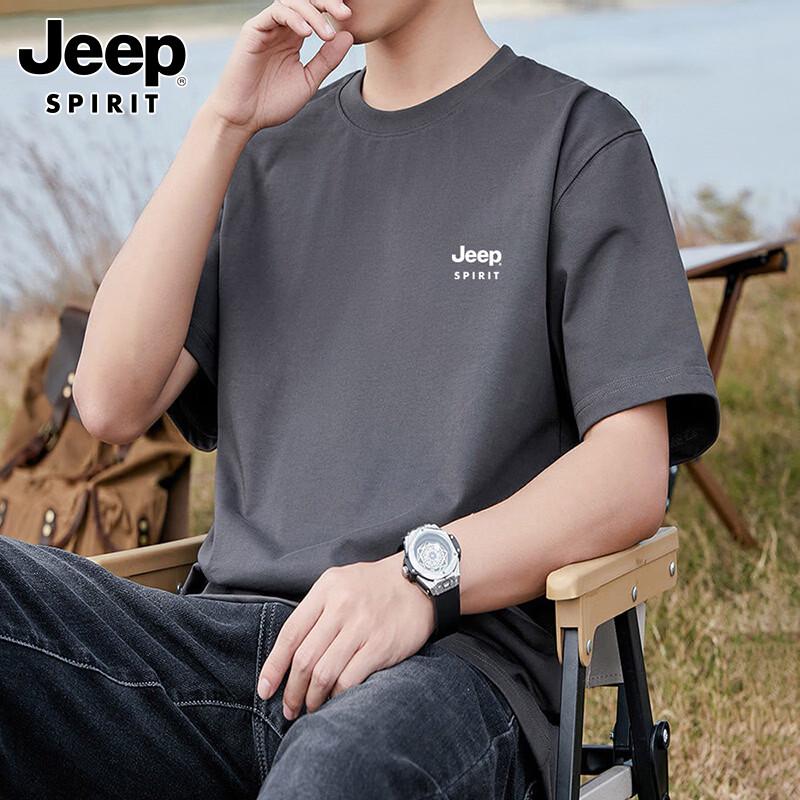 JEEP SPIRIT Men s Pure Cotton Short Sleeve T-Shirt XL