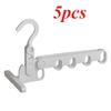 Portable Foldable Travel Hanger Folding Clothes Drying Rack Travel Hangers Hanging Rack with 5 Holes for Hotel Camping Travel