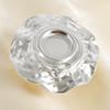 15Pcs Vintage Lotus Flower Oval Round Cabochon Blank Tray Ring Stainless Steel Rings For Women Men Handmade Energy Jewelry Gift