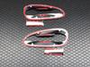 BRIGHTZ Chrome Plated Door Handle Covers (Plate) for SLK Class R172 (DHC-SARA-003) 172, SLK200, SLK350, SLK55 AMG 200, 350, 55 (Part Number: 19447)