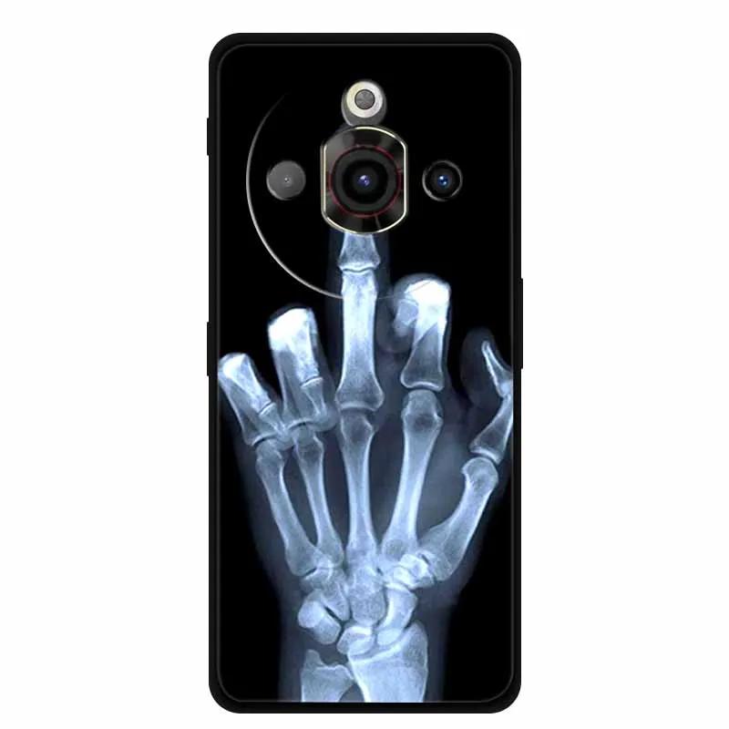 Funda For ZTE Nubia Focus Pro 5G Soft Bumper For Nubia Focus Pro Black Silicone Phone Cases Nubia Focus Pro 5G Protective Coque
