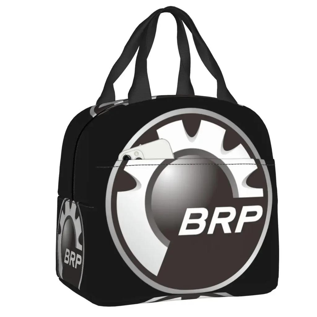 Benutzerdefinierte BRP ATV Unisex Can Am Logo Lunchtasche Damen Thermokühlbox Isolierte Brotdose für Kinder Schulkinder lunchbag