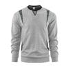 Men S V Neck Pullover Sweatshirt Long Sleeve Loose Fit Plaid Casual Top