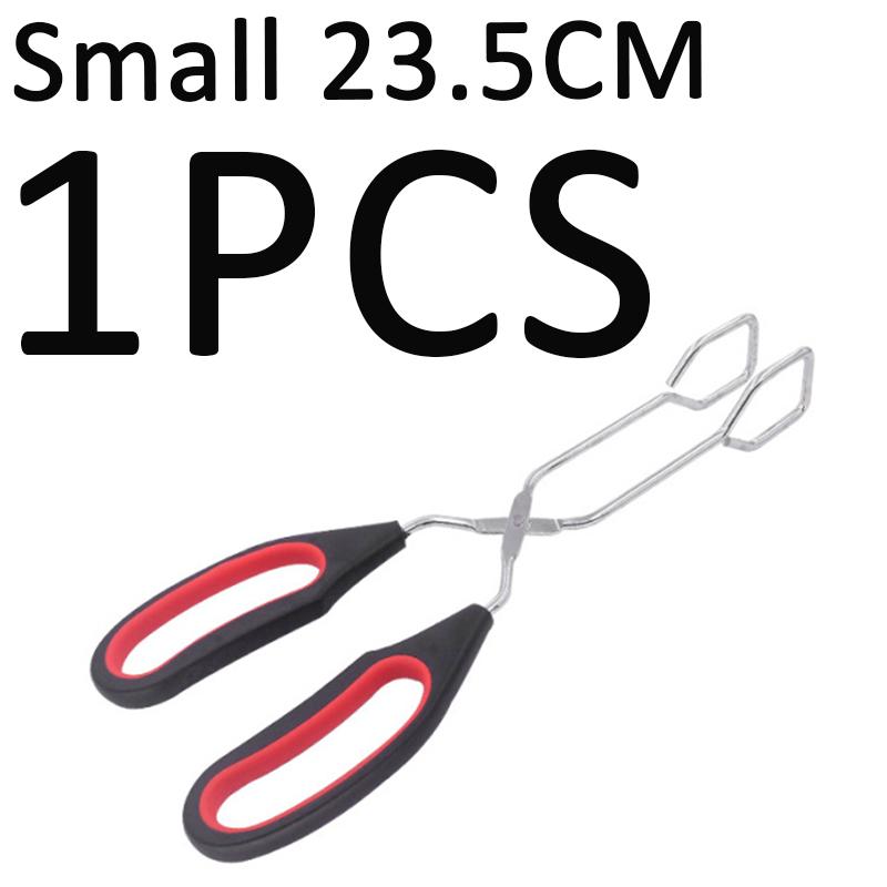 

1-3Pcs Barbecue Scissor Metal Tongs Long Handle Grilled Charcoal Kitchen Food Bbq Bread Rotisserie Cooking Accessory Tools
