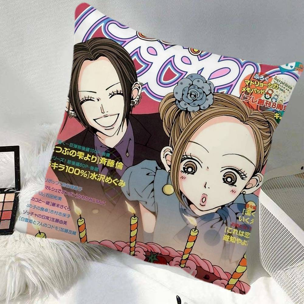 Anime NNANA Pillow Case Square Pillow Bedroom Sofa Leisure Comfort Cushion Car Home Decoration