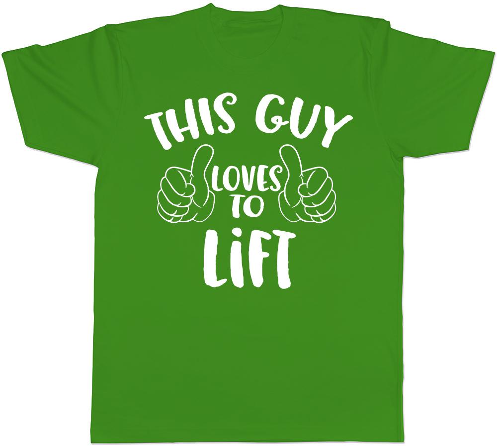 This Guy Loves to Lift Weight Training Gym Unisexs Short Sleeve TShirt