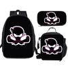NINJA KIDZ 3-teiliges Set Kinder Schulrucksack mit Umhängetasche Federmäppchen Schultaschen für Jungen Mädchen Bestes Geschenk