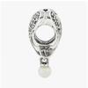 Pandora Sparkling Angel Wings   Heart Silver Charm 792980c01