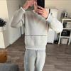 Men's American Style Embroidered Jacquard Sweater - Round Neck, Loose Knit, Autumn/Winter Fashion