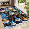 1Pc Gnome Christmas Tree Celebration Carpet Rug Soft Washable Antislip Home Living Room Sofa Mats Personalized Christmas Rug