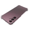 For Samsung Galaxy A25 5G (Global) (161.0 x 76.5 x 8.3mm) Back Cover WANLONFENG TM Series 2.0mm Clear TPU Phone Case (Big Lens Hole)