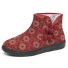 Order A Size Up Winter Old Beijing Cotton Shoes for Elderly Women, Plus Velvet Lined & Non-Slip Warm Mother Shoes