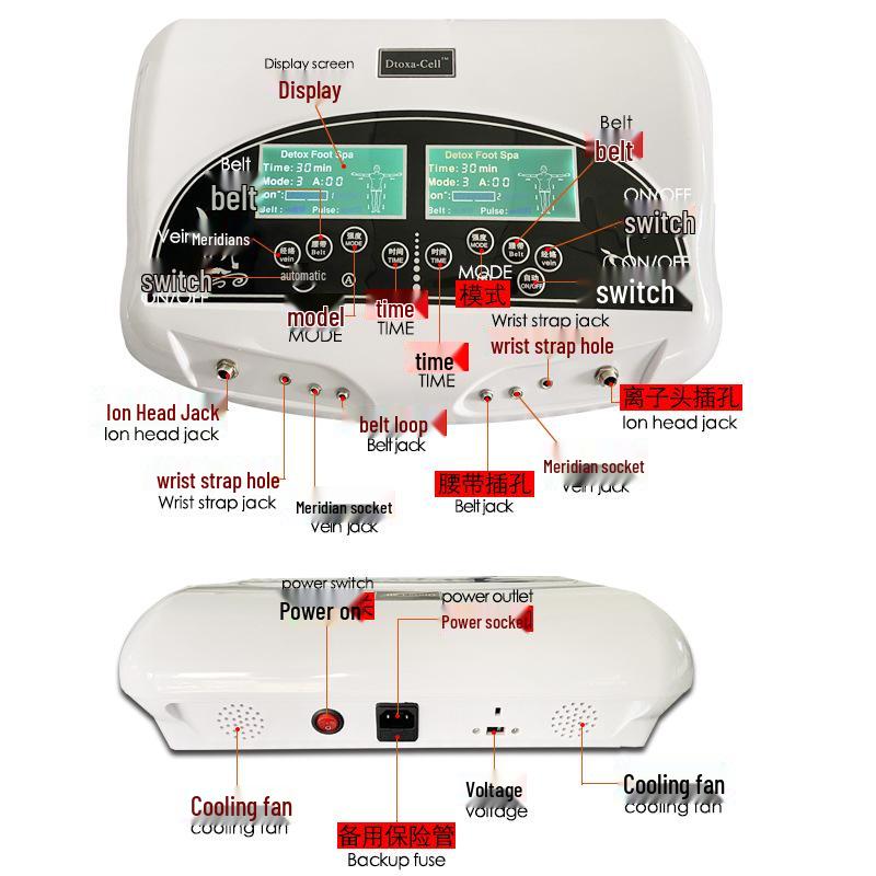Cross-Border Foot Spa: Dual Belt Pulse Hydrogen Foot Bath