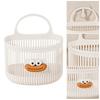 Hanging Basket Wall Mounted Bathroom Storage Basket Moisture-proof Storage Basket for Kitchen Dormitory Bedside Bedroom