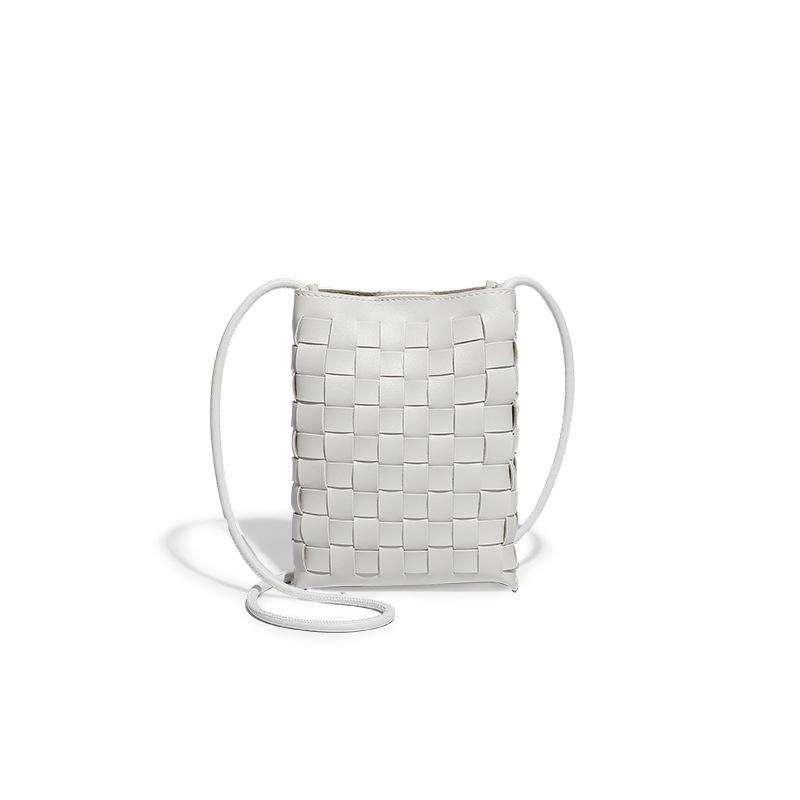 JMG Bags Retro en Modieuze Handgeweven Mobiele Telefoontas, Eenvoudig en Veelzijdig In Europa en Amerika, Enkelvoudige schouder en Cross-body