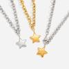 Contemporary Star Motifs Clavicle Chain Corrosion Resistant Stainless Steel Collarbone Chain Jewelry Gift