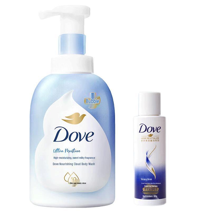 Dove Deeply Nourishing Shower Foam & Shampoo Set