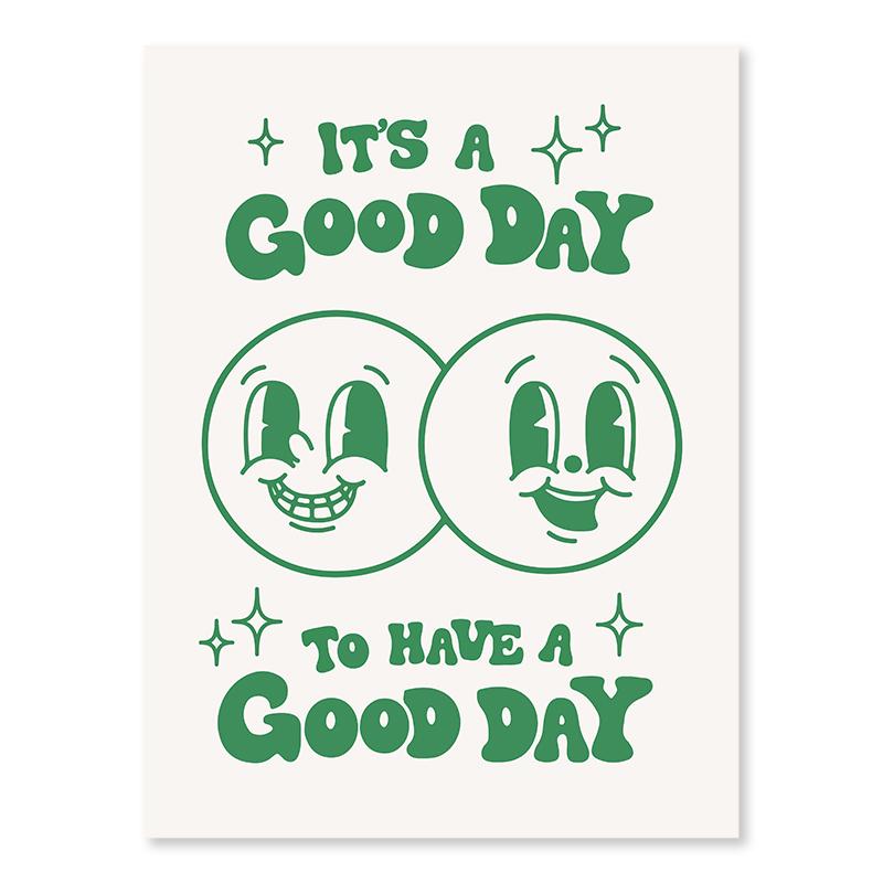 Retro Sun Poster Coffee Fruit Sunshine Canvas Painting Cartoon Positive Quotes Room Aesthetic Wall Art Picture for Home Decor