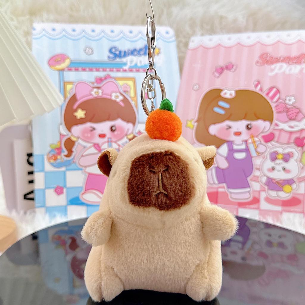 Guinea Pig & Capybara Plush Doll Keyring Backpack Charm